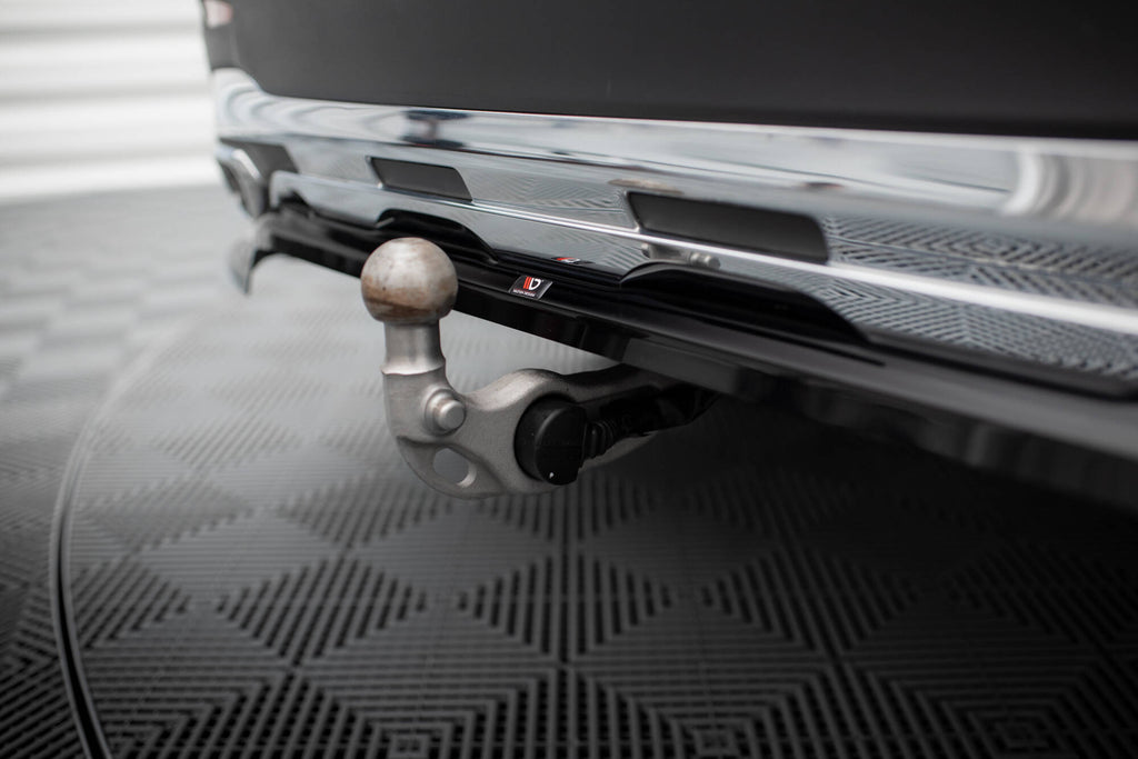 Maxton Design Street+ Mittlerer Diffusor RACE passend für Mercedes-Benz GLC AMG-Line X254 schwarz Hochglanz