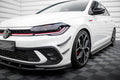 Maxton Design Stoßstangen Flaps Wings vorne Canards passend für VW Polo GTI Mk6 Facelift