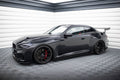 Maxton Design Street Pro Street+ Seitenschweller Leisten passend für V.1 + Flaps passend für BMW M2 G87 schwarz Hochglanz
