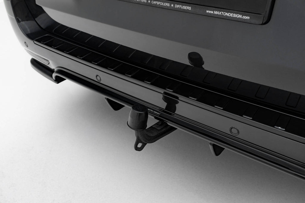 Maxton Design Diffusor Heck Ansatz passend für Mercedes-Benz V-Klasse AMG-Line W447 Facelift schwarz Hochglanz