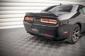 Maxton Design Heck Ansatz Flaps Diffusor passend für Dodge Challenger GT Mk3 Facelift schwarz Hochglanz