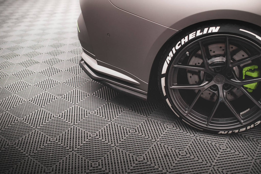 Maxton Design Prepreg Carbon Fiber Heck Ansatz Flaps Diffusor passend für BMW M4 G82 / G82 Facelift