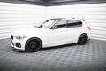 Maxton Design Street+ Seitenschweller Leisten passend für V.5 BMW 1er M-Paket / M140i F20 Facelift schwarz Hochglanz
