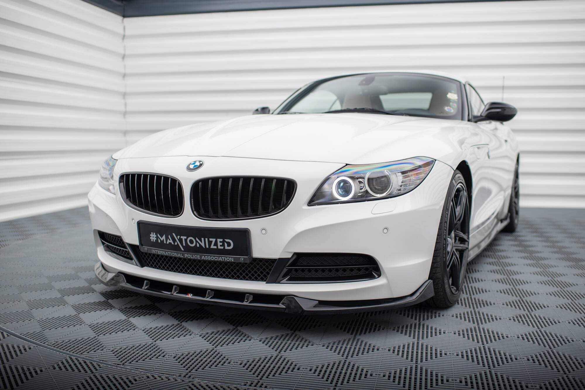 Maxton Design Street+ Spoilerlippe Front Ansatz V.2 passend für BMW Z4 E89 schwarz Hochglanz