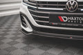 Maxton Design Street+ Spoilerlippe Front Ansatz V.3 passend für VW Arteon R-Line Limousine / Shooting Brake Mk1 Facelift schwarz Hochglanz