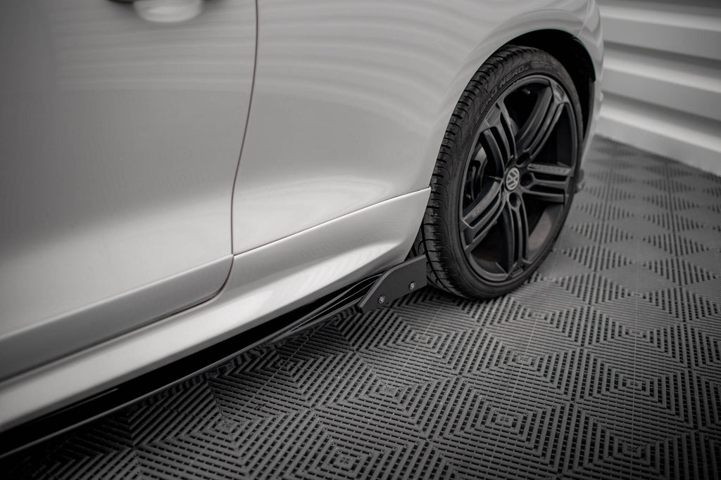 Maxton Design Street+ Seitenschweller Leisten V.2 passend für + Flaps passend für VW Scirocco R Mk3 / Mk3 Facelift