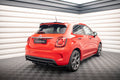 Maxton Design Spoiler CAP passend für Fiat 500X Sport Mk1 Facelift schwarz Hochglanz