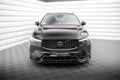 Maxton Design Street+ Spoilerlippe Front Ansatz passend für Volvo XC60 R-Design Mk2 Facelift schwarz Hochglanz