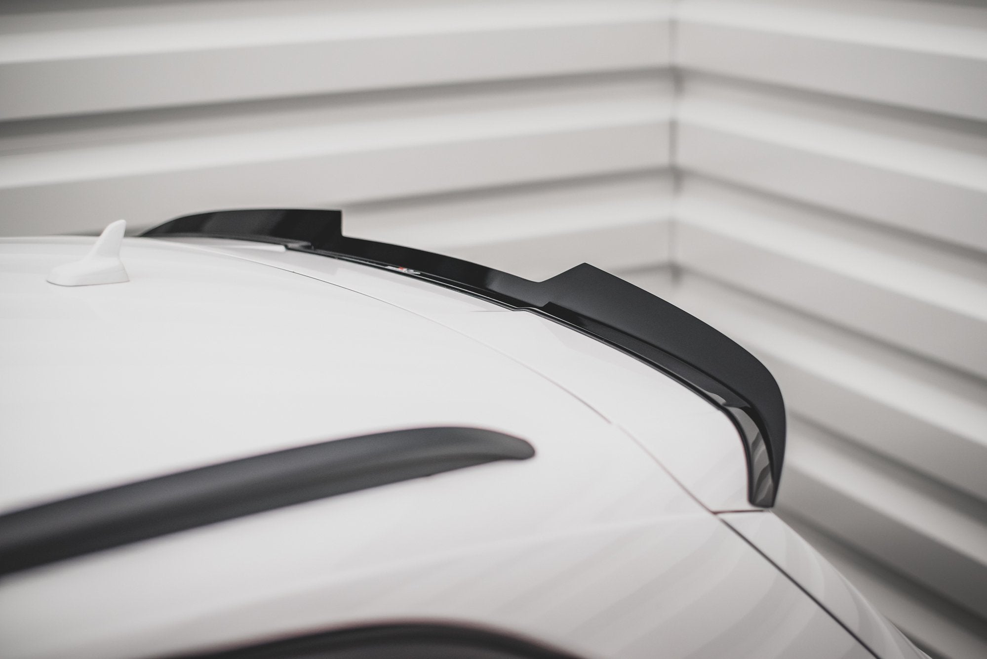 Maxton Design Spoiler CAP passend für Audi SQ5 / Q5 S-Line Mk1 (8R) schwarz Hochglanz