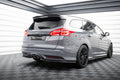 Maxton Design Spoiler CAP passend für Ford Focus ST Mk3 Kombi schwarz Hochglanz