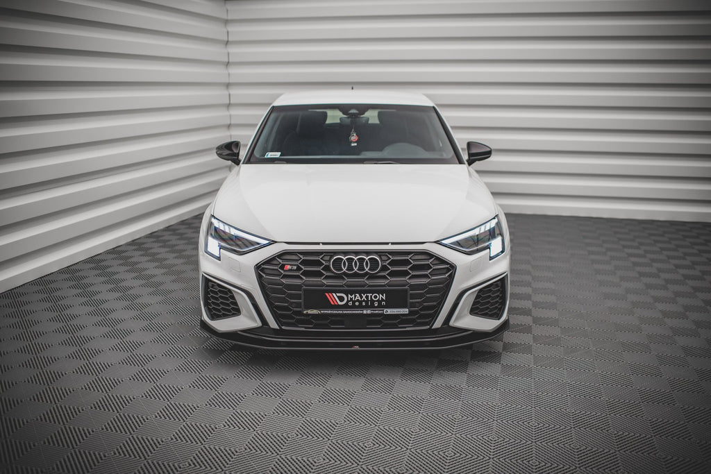 Maxton Design Street Pro Street+ Spoilerlippe Front Ansatz passend für Audi S3 / A3 S-Line 8Y