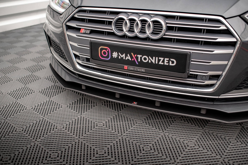 Maxton Design Street Pro Street+ Spoilerlippe Front Ansatz passend für Audi A5 S-Line / S5 Coupe / Sportback F5