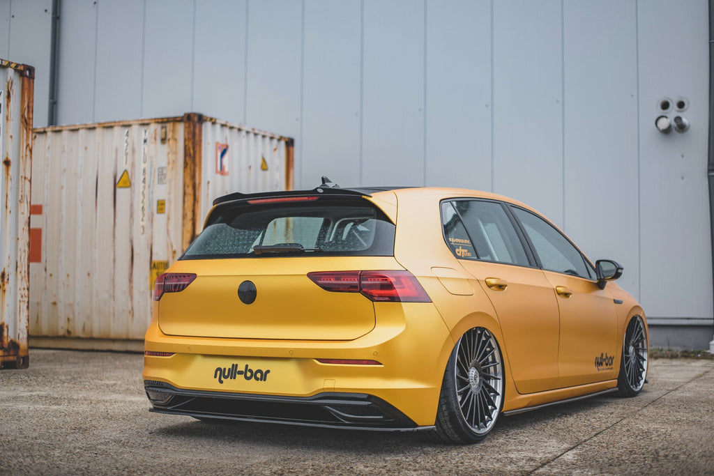 Maxton Design Heckansatz VW Golf Hatchback Mk8 schwarz Hochglanz für Volkswagen Golf Mk8