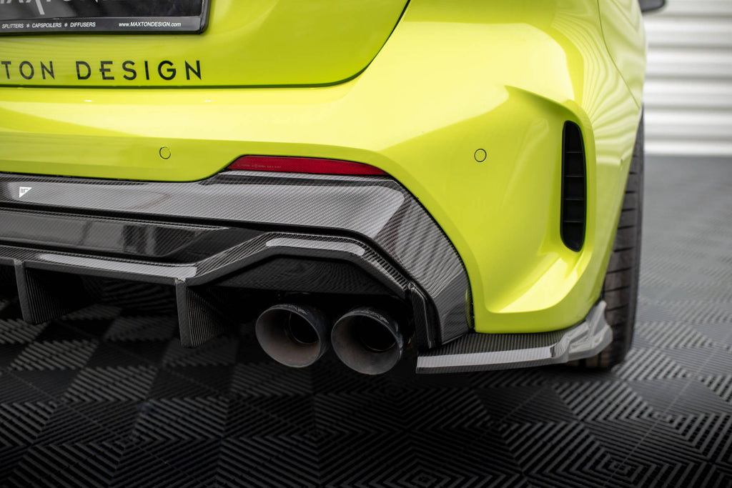 Maxton Design Prepreg Carbon Fiber Diffusor Heck Ansatz V.1 passend für BMW 1er F40 M-Paket/ M135i