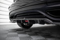 Maxton Design Street+ Mittlerer Diffusor RACE passend für Mercedes-Benz A AMG-Line W176 Facelift schwarz Hochglanz
