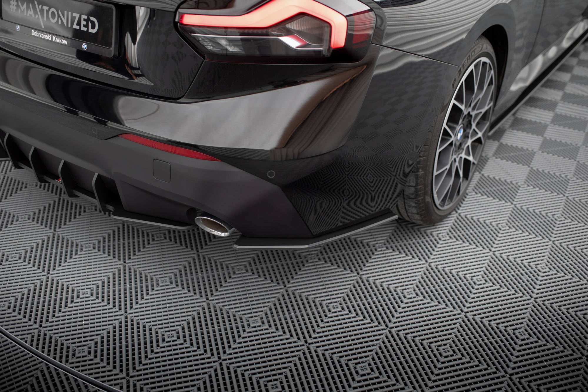 Maxton Design Street Pro Heck Ansatz Flaps Diffusor passend für BMW 2 Coupe G42