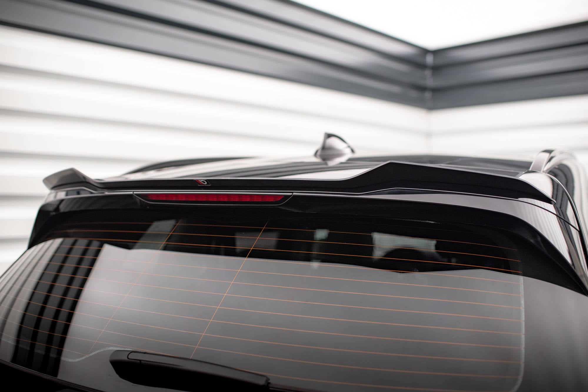 Maxton Design Spoiler CAP passend für BMW X3 G01 schwarz Hochglanz