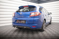 Maxton Design Street+ Mittlerer Diffusor RACE passend für Renault Megane GT Line Grandtour Mk3 Facelift schwarz Hochglanz