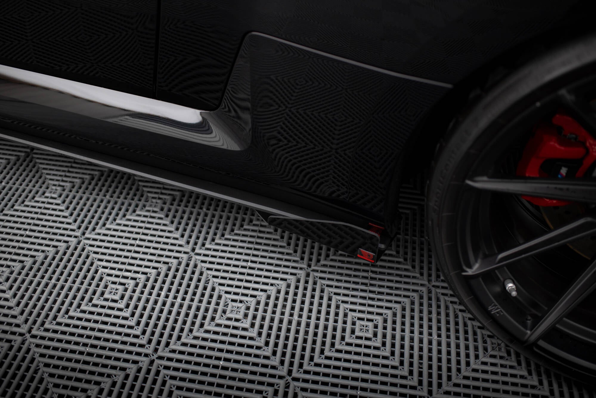 Maxton Design Seitenschweller Flaps passend für BMW M2 G87 schwarz Hochglanz
