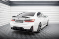 Maxton Design Heck Ansatz Flaps Diffusor passend für BMW M-Paket G20 / G21 Facelift schwarz Hochglanz