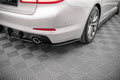 Maxton Design Heck Ansatz Flaps Diffusor passend für BMW 5er G30 / G31 schwarz Hochglanz