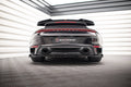 Maxton Design Street+ Mittlerer Diffusor RACE passend für Porsche 911 Turbo S 992 schwarz Hochglanz