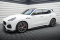 Maxton Design Street+ Seitenschweller Leisten passend für Maserati Grecale GT / Modena Mk1 schwarz Hochglanz