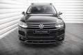 Maxton Design Street+ Spoilerlippe Front Ansatz passend für VW Touareg Mk2 schwarz Hochglanz