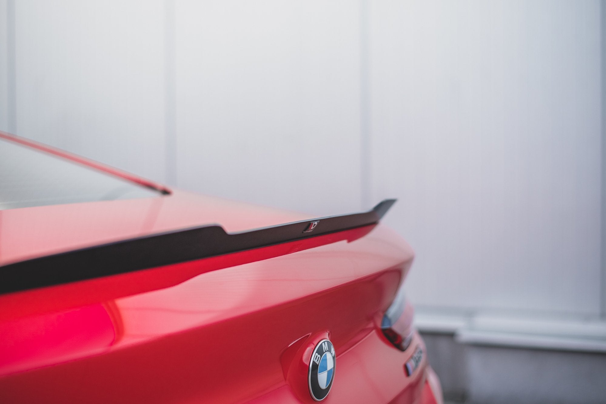 Maxton Design Spoiler CAP passend für BMW 8 Coupe M-Paket G15 schwarz Hochglanz