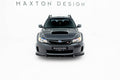 Maxton Design Street+ Spoilerlippe Front Ansatz V.2 passend für Subaru Impreza WRX STI Mk3 Facelift schwarz Hochglanz