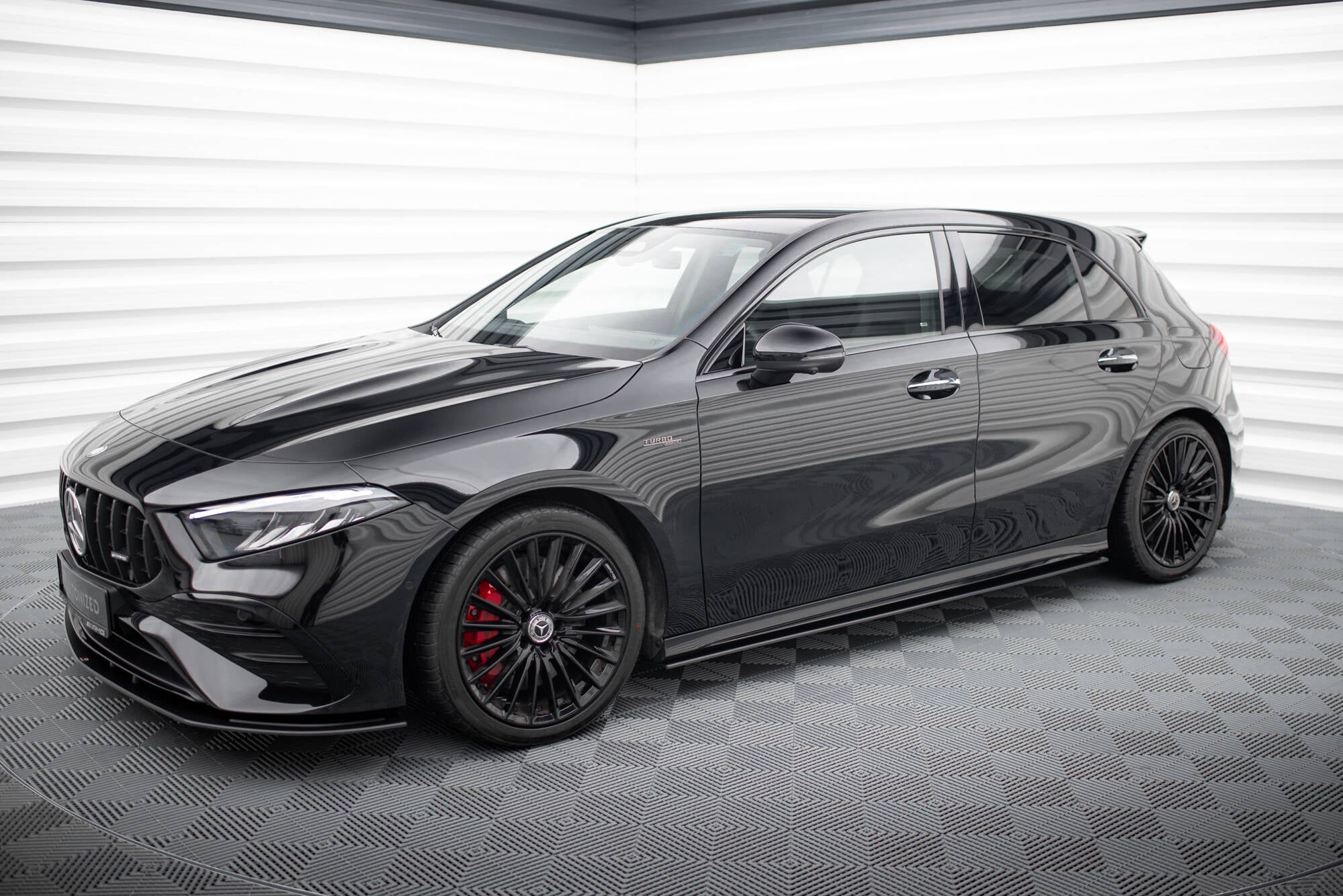 Maxton Design Street Pro Street+ Seitenschweller Leisten passend für Mercedes-AMG A35 W177 Facelift