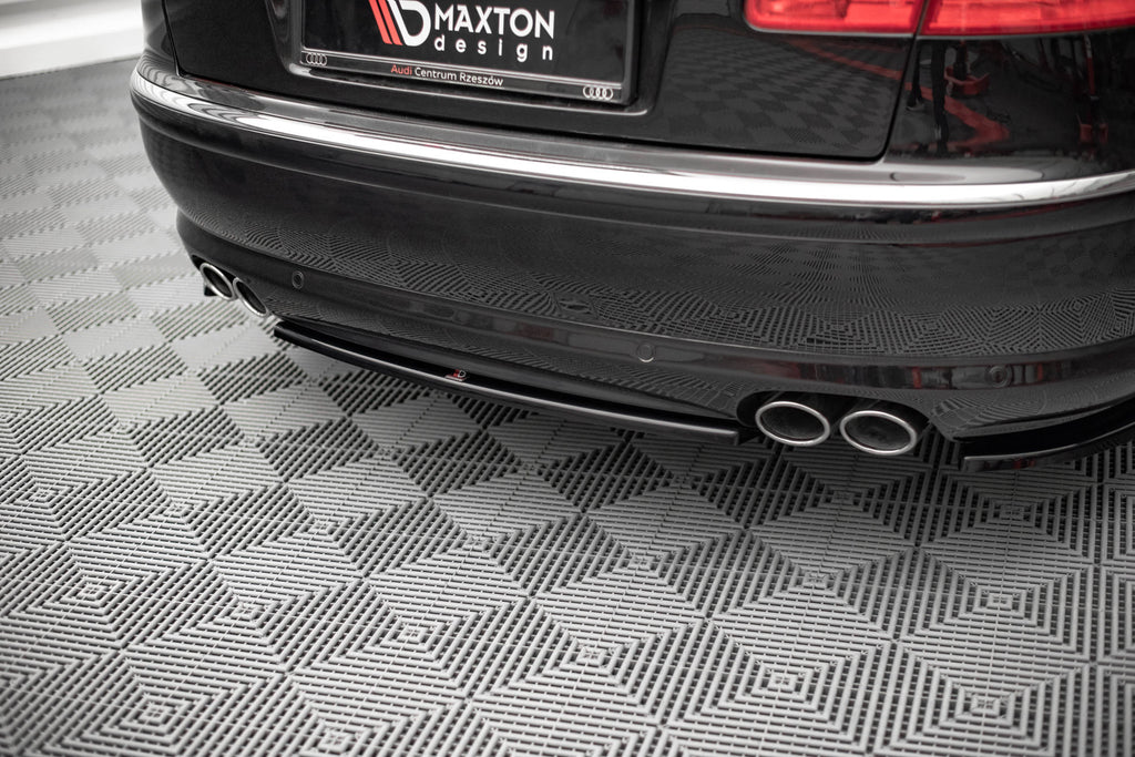 Maxton Design Heckansatz Audi S8 D3 schwarz Hochglanz für Audi A8