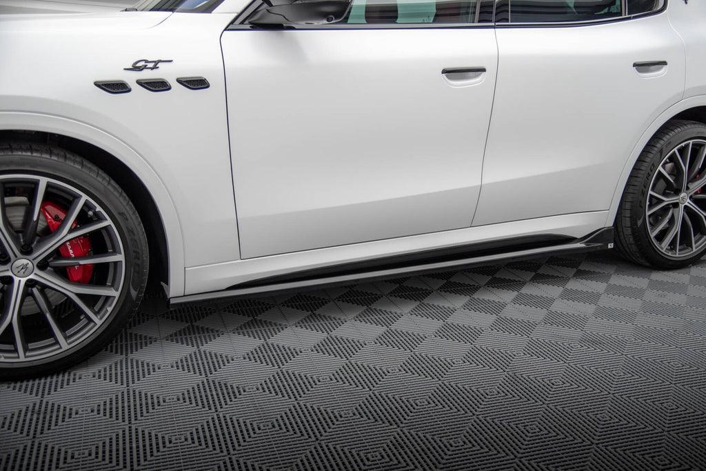 Maxton Design Street+ Seitenschweller Leisten passend für Maserati Grecale GT / Modena Mk1 schwarz Hochglanz