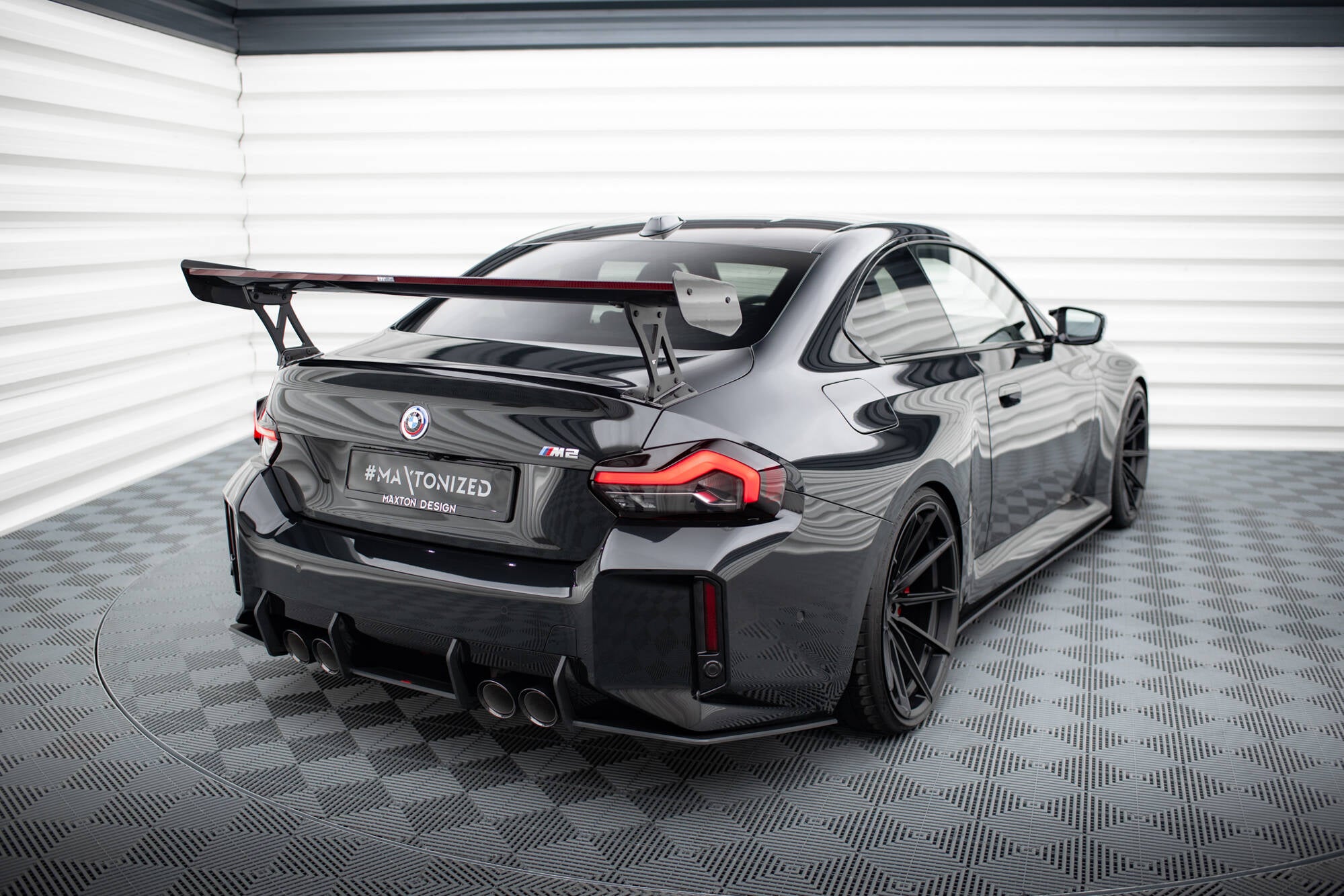Maxton Design Street Pro Heck Ansatz Flaps Diffusor V.1 passend für BMW M2 G87