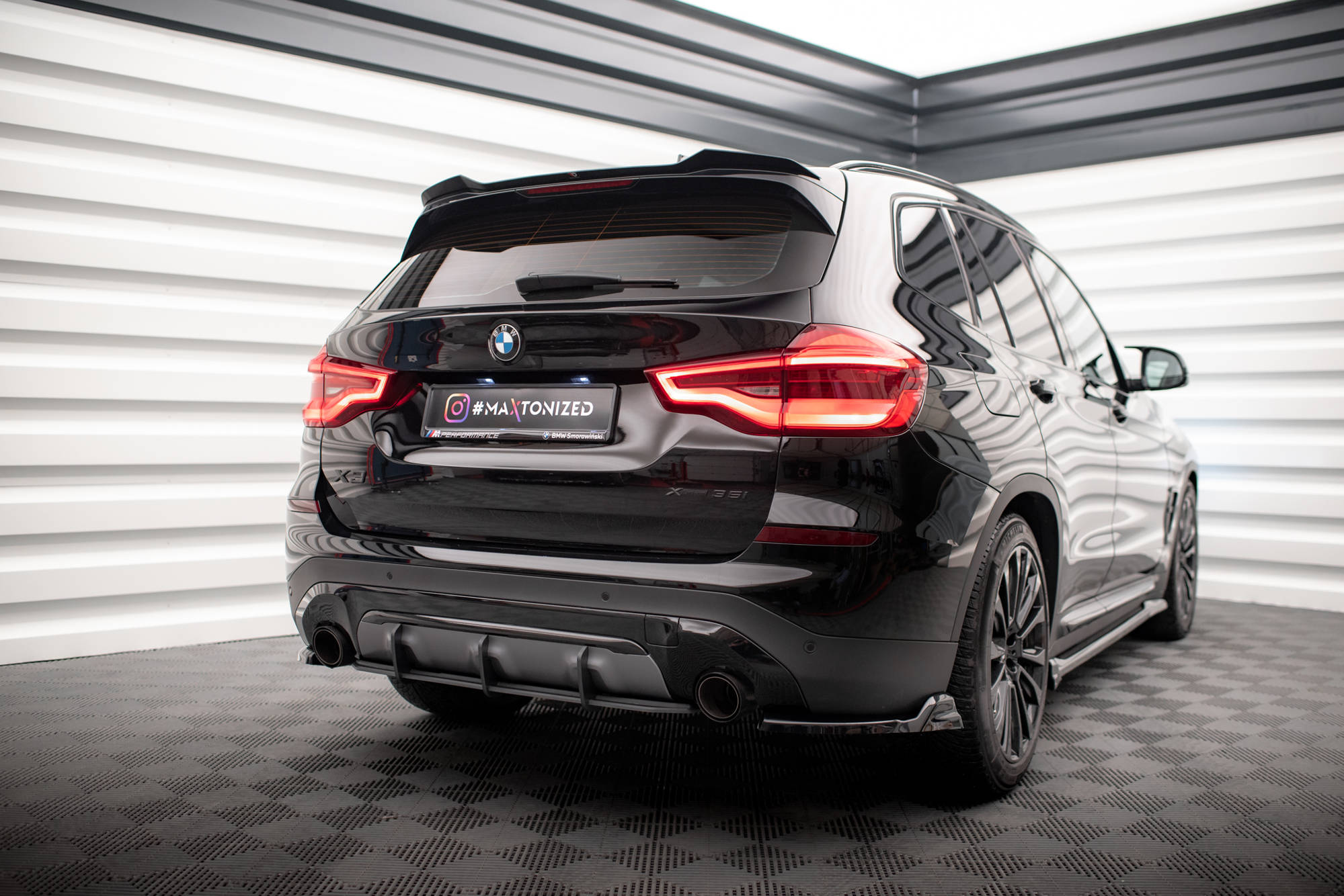 Maxton Design Street Pro Heckschürze passend für BMW X3 G01