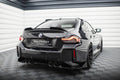 Maxton Design Heck Ansatz Flaps Diffusor V.2 passend für BMW M2 G87 schwarz Hochglanz