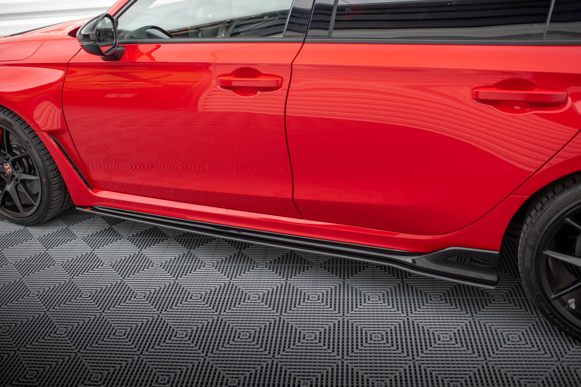 Maxton Design Street Pro Street+ Seitenschweller Leisten passend für Honda Civic Type-R Mk 11