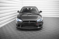 Maxton Design Street Pro Street+ Spoilerlippe Front Ansatz passend für Mitsubishi Lancer EVO X