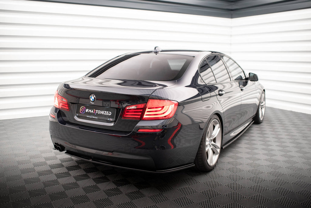Maxton Design Diffusor Heck Ansatz passend für BMW 5er M-Paket F10 / F11 schwarz Hochglanz