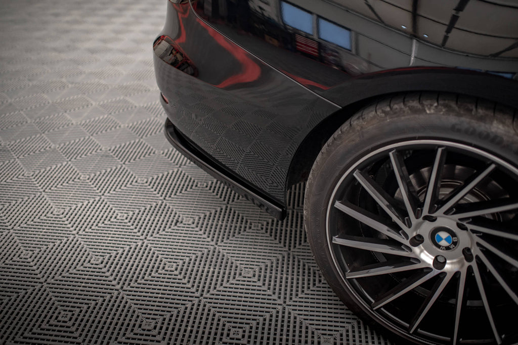 Maxton Design Heck Ansatz Flaps Diffusor passend für BMW 3er GT F34 schwarz Hochglanz
