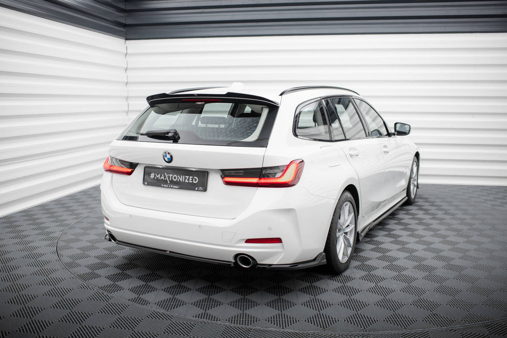 Maxton Design Heckansatz BMW 3er Limousine / Touring G20 / G21 Facelift schwarz Hochglanz für BMW 3er G20