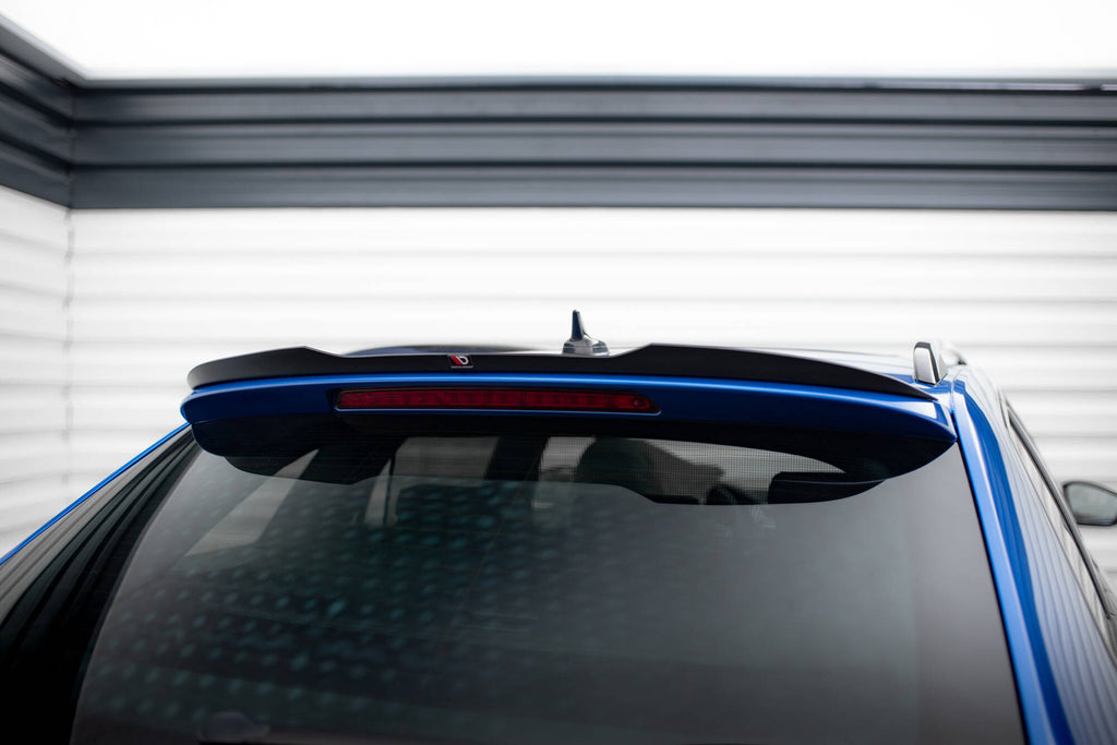Maxton Design Spoiler CAP passend für Skoda Superb Sportline Combi Mk3 / Mk3 Facelift schwarz Hochglanz