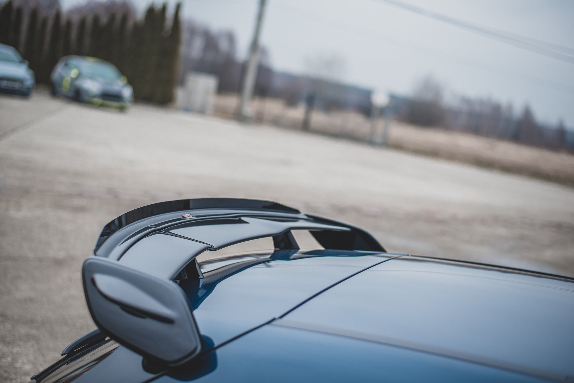 Maxton Design Spoiler CAP passend für Mercedes A35 AMG Hatchback W177 schwarz Hochglanz