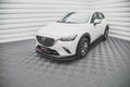 Maxton Design Street+ Spoilerlippe Front Ansatz V.2 passend für Mazda CX-3 schwarz Hochglanz