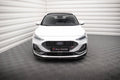 Maxton Design Street+ Spoilerlippe Front Ansatz V.1 passend für Ford Focus ST / ST-Line Mk4 Facelift schwarz Hochglanz
