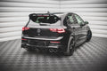 Maxton Design Heck Ansatz Flaps Diffusor V.3 für Volkswagen Golf R Mk8 Carbon Look