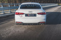 Maxton Design Mittlerer Diffusor Heck Ansatz für Audi S5 Sportback F5 Facelift schwarz matt
