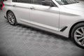 Maxton Design Street+ Seitenschweller Leisten passend für BMW 5er G30 / G31 schwarz Hochglanz