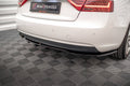 Maxton Design Street+ Mittlerer Diffusor RACE passend für Audi A5 Coupe 8T Facelift schwarz Hochglanz