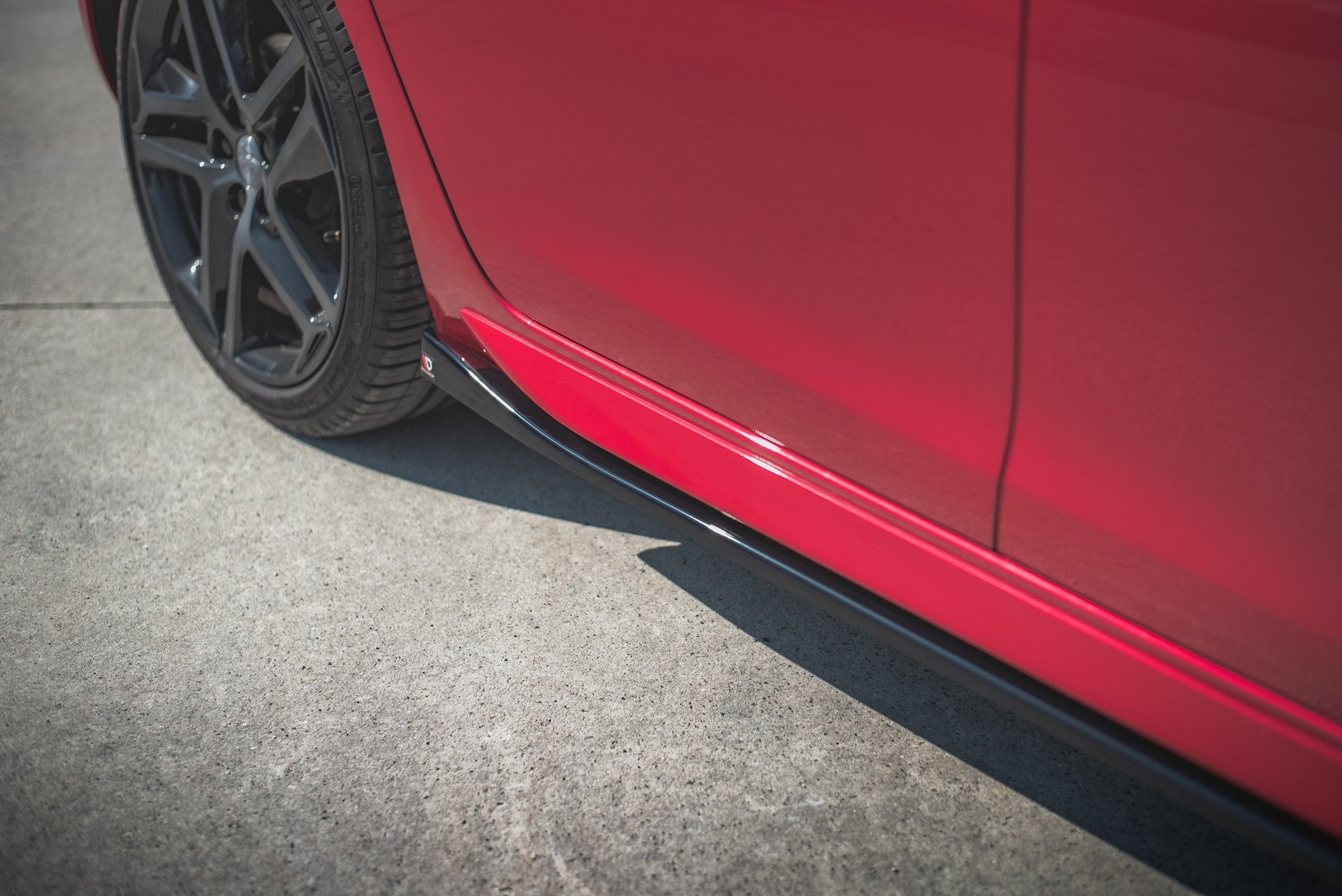 Maxton Design Street+ Seitenschweller Leisten passend für Peugeot 308 GT Mk2 Facelift schwarz Hochglanz